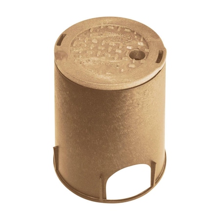 Nds Round Valve Box with Overlapping Cover - Beige 4695615